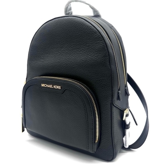 Michael Kors Medium Jaycee Backpack Black/Gold main image 8